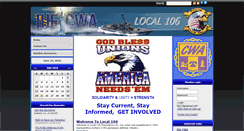 Desktop Screenshot of iue-cwalocal106.org